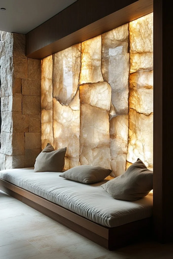 Γωνία Διαλογισμού από Γαλήνιο Αλάβαστρο